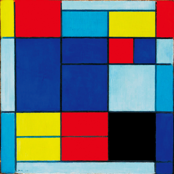  皮特·蒙德里安 Piet Mondrian ——色彩构成1